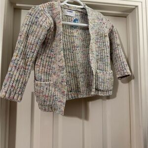 Old Navy Kids Speckled Knit Cardigan